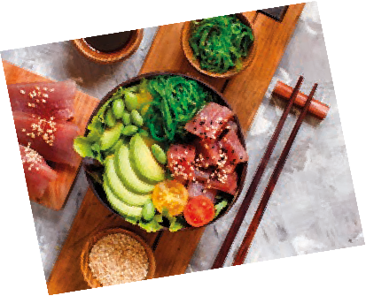 Les poke bowl